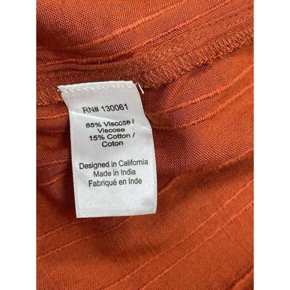 LSPACE x Anthropologie Jumpsuit Women Orange Kailani Beach Boho Vacay Size XL - Picture 8 of 10